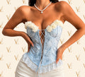Corset Blue Blossom